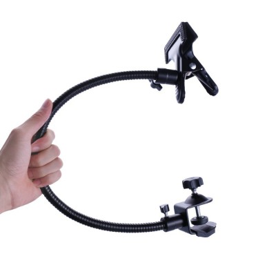 Flexible Vibrator Clamp with Adjustable Length and Angle for Sex Machines