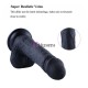 Hismith Sex Attachments, 9 Inches Flexible Dildo, Super High Simulation (Black) About the product