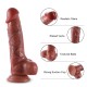 8.3 Inches Realistic Veiny Dildo, Double-layer Dong With Blood Vessel Painting, Suction Cup Based