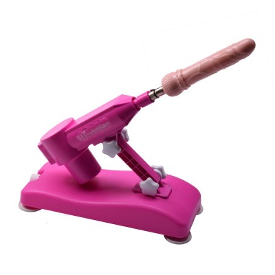 Hismith Upgrade Auto Thrusting Sex Machine Romantique Sex Toy - Couleur Rose Rouge
