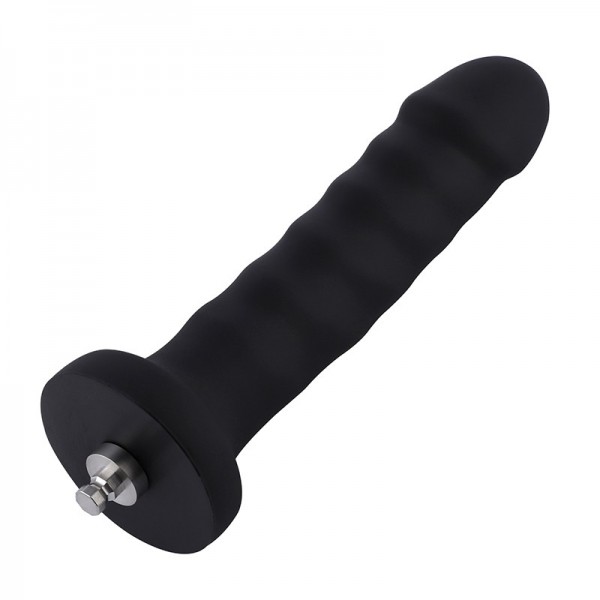 17 cm (6.7 in) Black Silicone Anal Dildo for Hismith Sex Machine