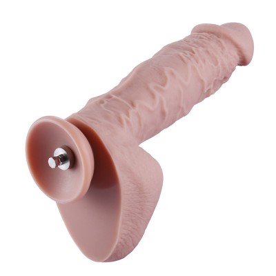 9.8" (25 cm) Large Silicone Flesh Dildo with Realistic Shape for Hismith Kliclok System