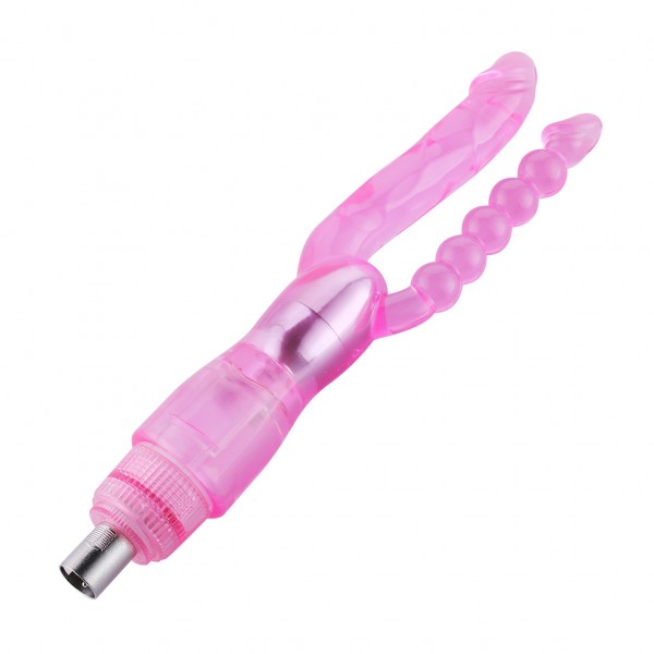 Double Penetration Vibrating Dildo for Hismith 3XLR Sex Machines