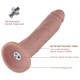 10.2"(26cm) Slight Curved Vibrating Silicone Dildo for Hismith Sex Machines