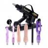 USA only! Discount Hismith Basic Sex Machine Bundle for Women with 5 Dildos