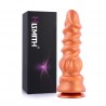 Hismith 8.5" Drilling Worm Novelty Silicone Dildo with Suction Cup