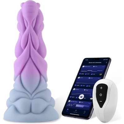 G-spot vibrerende dildo met clitorisstimulatie voor 3XLR Basic Sex Machines