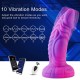 Unisex Strap-On Harness With Padded Pelvic Cushion, 6.5 inches Dildo Included