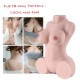 Rolan 4.3kg Realistic 3D Male Masturbator, Half Body Sex Doll with Vagina and Anus