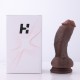 Hismith 8.14 Inch Realistic Silicone Dildo，5.82 Inch Insertable length Cock with Powerful Suction cup