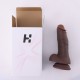 Hismith 8.14 Inch Realistic Silicone Dildo，5.82 Inch Insertable length Cock with Powerful Suction cup